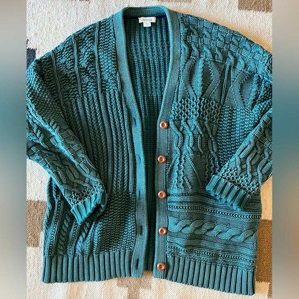 Sundance Knit Acid Wash Cardigan